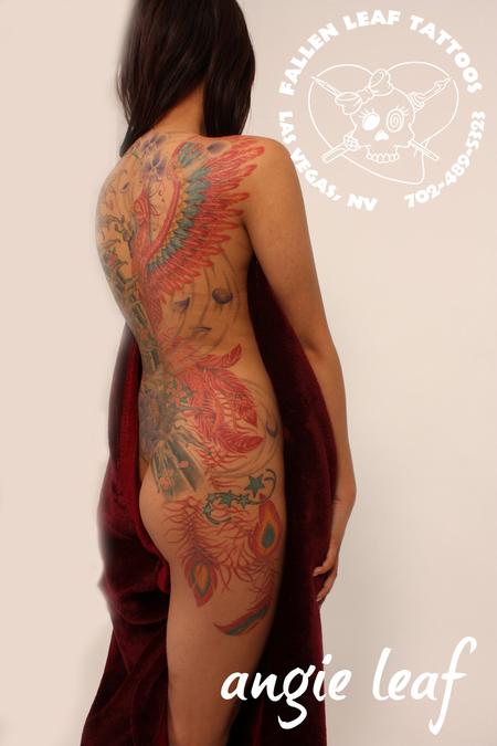 Angela Leaf - Full Color Tattoo